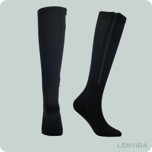 MedZip- Stödstrumpa med dragkedja