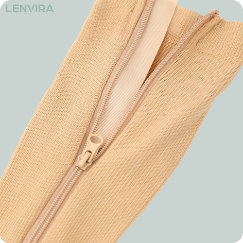 MedZip- Stödstrumpa med dragkedja